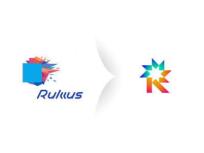 Rukkus Rebrand design logo mark pin pinwheel r rukkus wheel