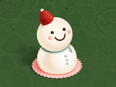 Snowman Cake cake icon snowman