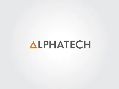AlphaTech alpha letters logo tech