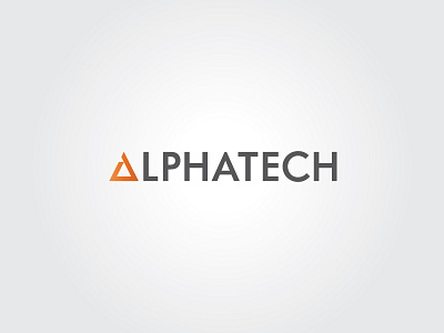 AlphaTech alpha letters logo tech