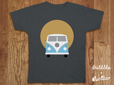 Journey Design - Threadlesss x Dribbble branding competition contest design dribbble logo t shirt threadlesss van volkswagen vw win