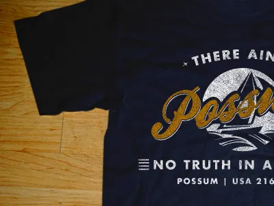 Possum possum sailing tshirt