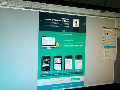 Flat Design in "One Page" bootstrap design flat metro responsive ui webdesign