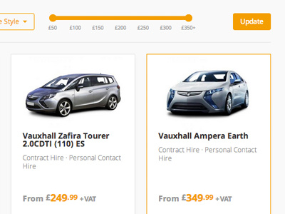 Vehicle Search Filtering corporate website filters form search ui ux website