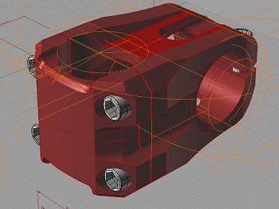 Handlebar Clamp 3D Model for Moove Bike Co.