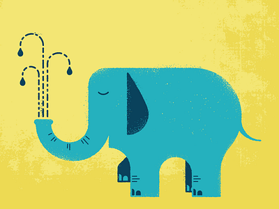 Elephant african animal elephant illustration texture