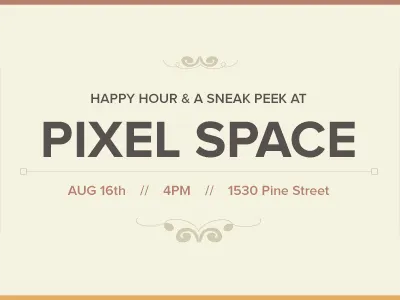 Happy Hour & Sneak Peek event
