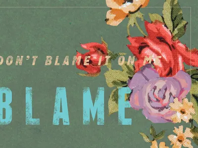 Wild Heart Poster band posters design fleetwood mac floral grunge illustration posters type vintage