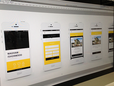 Mobile Site Prototype ios iphone mobile process prototype ui user ux web website wireframe