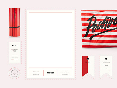 CI for Poctivo - WIP brand ci corporate honest identity poctivo red