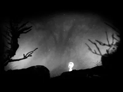 All alone black and white bokeh bw tree spirit