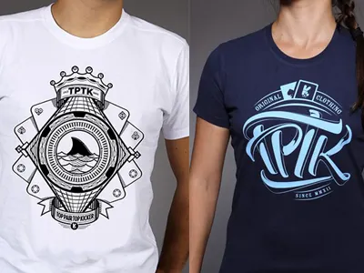 TPTK brush brushpen calligraphy custom king lettering poker queen shark tombow tptk type