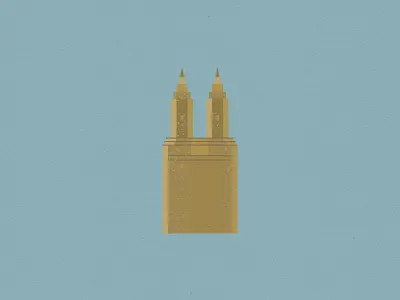 The San Remo building central park everyone knows illustration new york san remo sketch