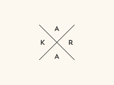 Kara Mark kara lines logo logo mark modern photographer photography photography logo simple watermark