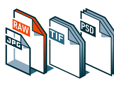simple visualisation of picture formats camera file format jpg picture psd raw tif