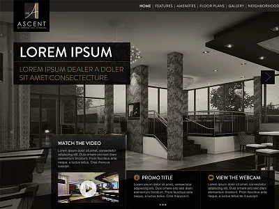The Ascent 2 art direction creative direction kodis interactive web design website