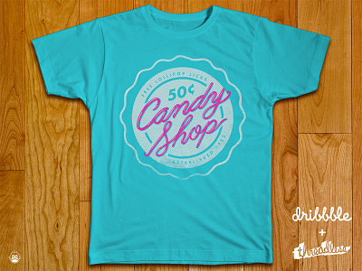 50¢ Candy Shop alexmdc candy funny logo lollipop threadless
