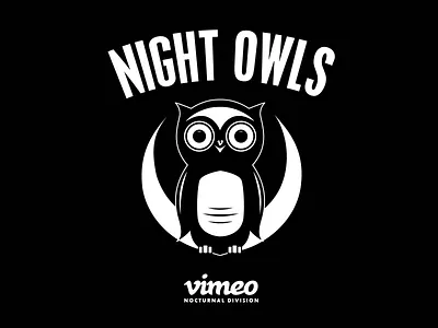 Night Owls animals black and white branding icons illustration logos owls