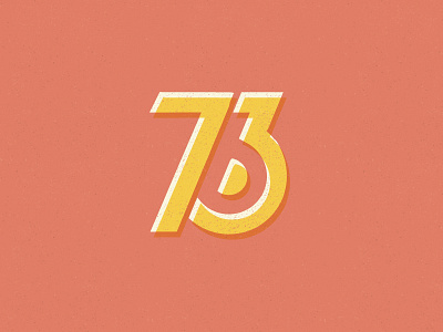 763 Revised 763 numbers red vintage yellow