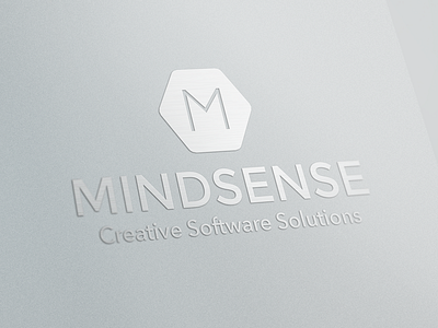 Company Identity brand branding creative identity logo logotype mindsense wordmark