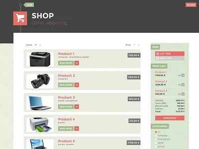 Showcase/shop page theme shop showcase theme wordpress