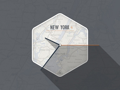 World Clock Widget clock field flat input map new ui widget world york