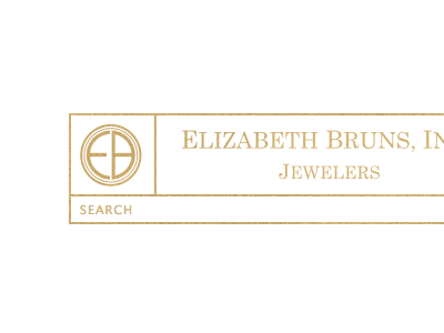 Elizabeth Bruns boxes gold gold foil icon logo monochrome