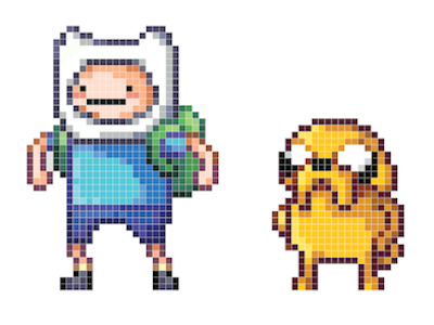 Adventure Time Pixel Art Recreation adventure time illustration pixel