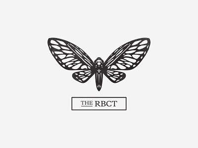 The Rainbow Country black brand branding butterfly design graphic logo rainbow country logotype mark symbol white