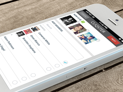 Add Friends add check box circle clean contacts favorites friends iphone list search ui x icon