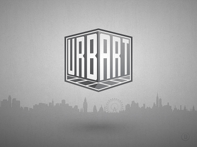 Urbart Logo app art d design dh grey logo street type typography