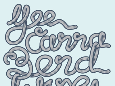 Yee Canna Bend Wire that Shape geordie graphic design typography