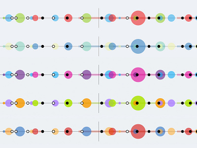 Color Exploration circles colors data visualization