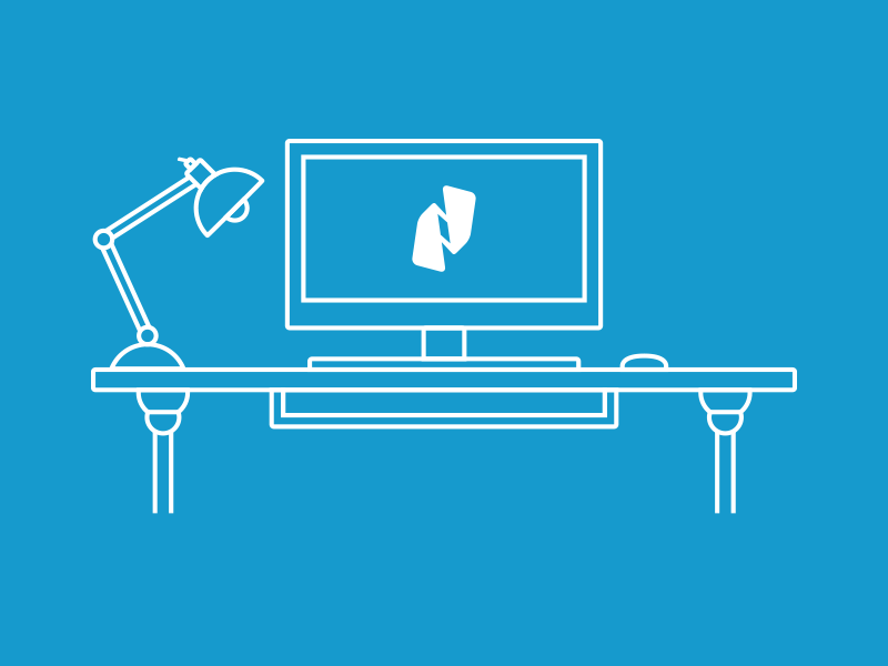 Desk computer desk gif home illustration imac lamp light monitor nitro office pdf