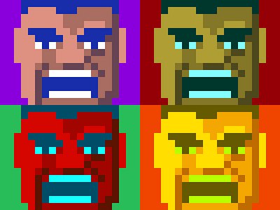 Hulkaverse pixel art