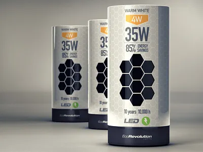 Light Bulb Packaging bulb energy hexagon led light lightbulb packaging