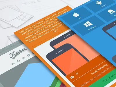Responsive Design of Kota Email Template code design email email design email marketing envato indonesia indonesian envato authors marketing mobile themeforest ui