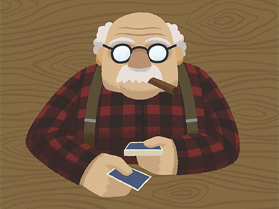 Grandpa character grandpa illustration