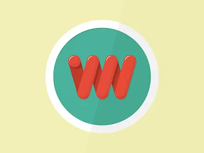 Imagine Logo badge flat i icon logo m n ui w