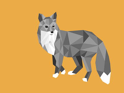 Fox Shapes — Learn to Draw Marathon, Day 3 fox geometric illustration illustrator triangles