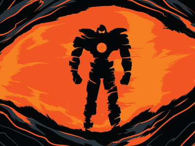 Pacific Rim black danger gipsy graphic gutierrez pacific print rim robot screen vector
