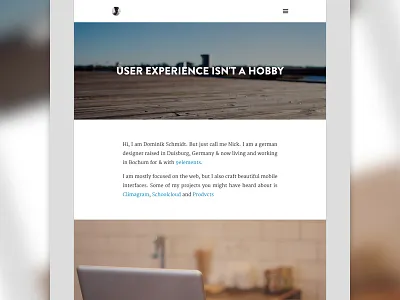 Portfolio 2013 design personal portfolio sans serif ui ux web webdesign