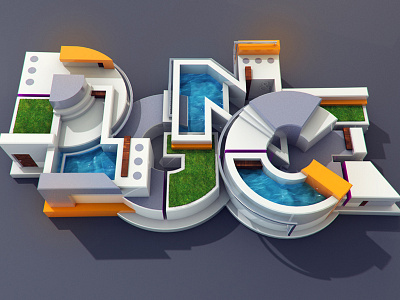 Typographic Exploration 3d 3d type c4d cinema 4d rendering stuart wade text type typography