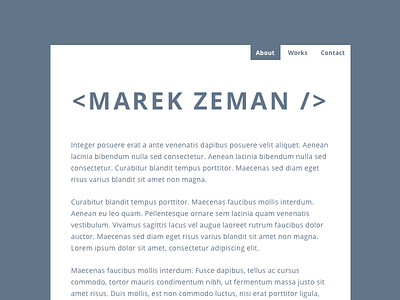 Minimalistic Resume Site minimalistic resume simple site