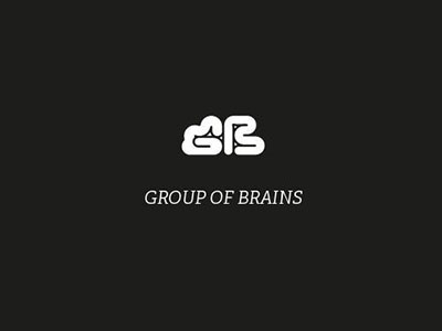 Group Of Brains identity logo