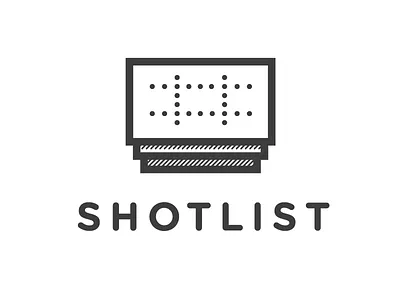 Shotlist icon logo logotype mark