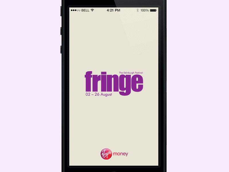 My First Gif app edinburgh fringe gif home page uiux