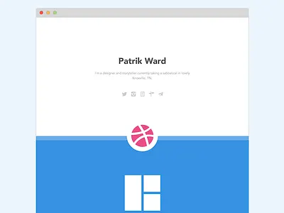 It's aliiive!! personal portfolio sketch ux