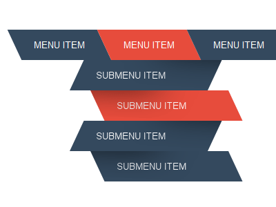 A dropdown menu concept css3 dropdown menu