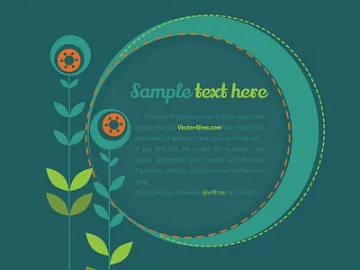 Flower Banner by Vector4free banner flower free vector